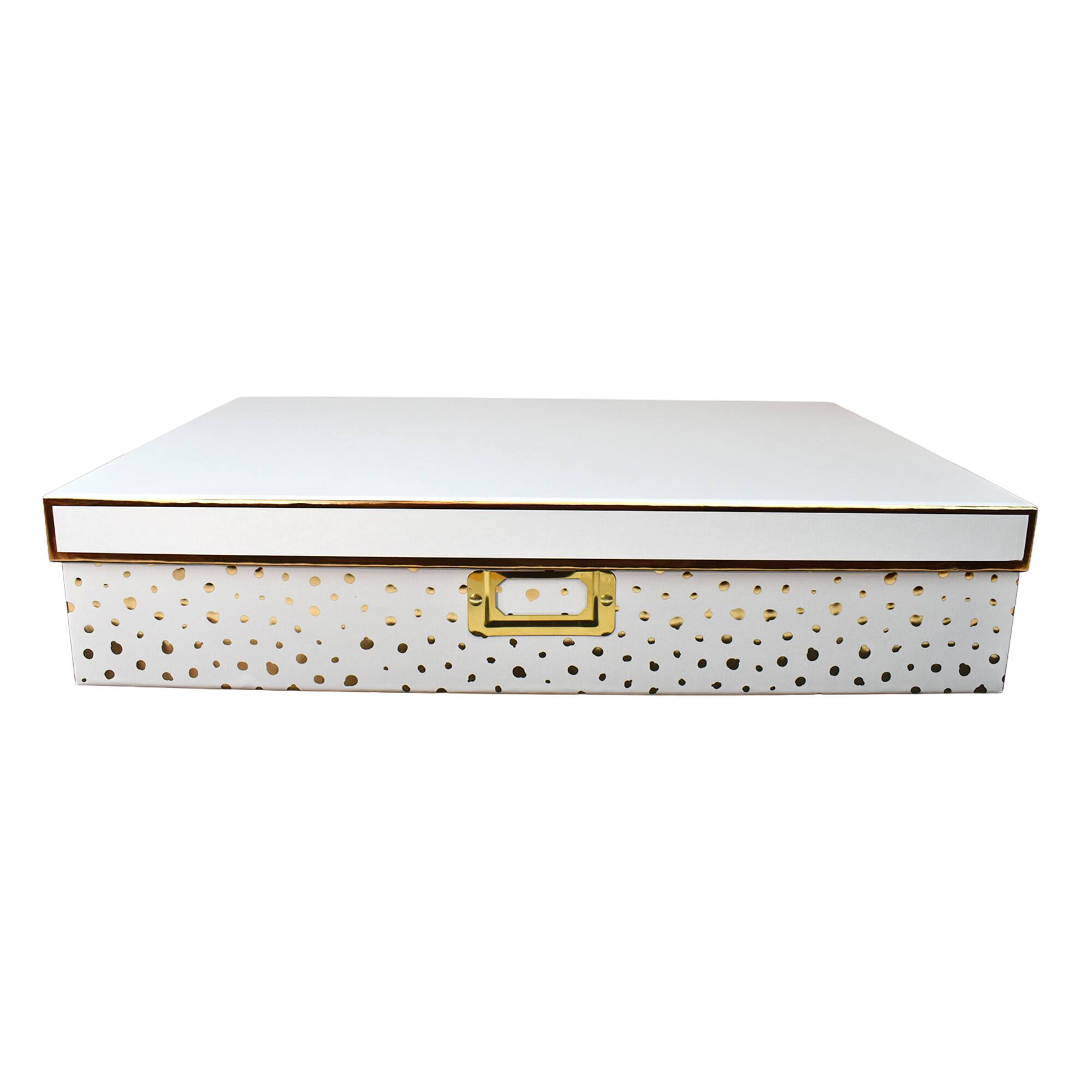 Gold Dots Document Box by Ashland